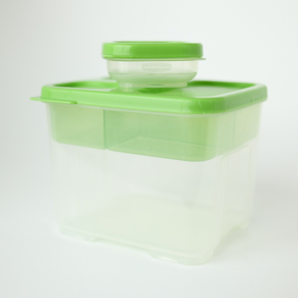 Rubbermaid LunchBlox Sandwich Kit Meal Prep Container Green Stackable BPA Free